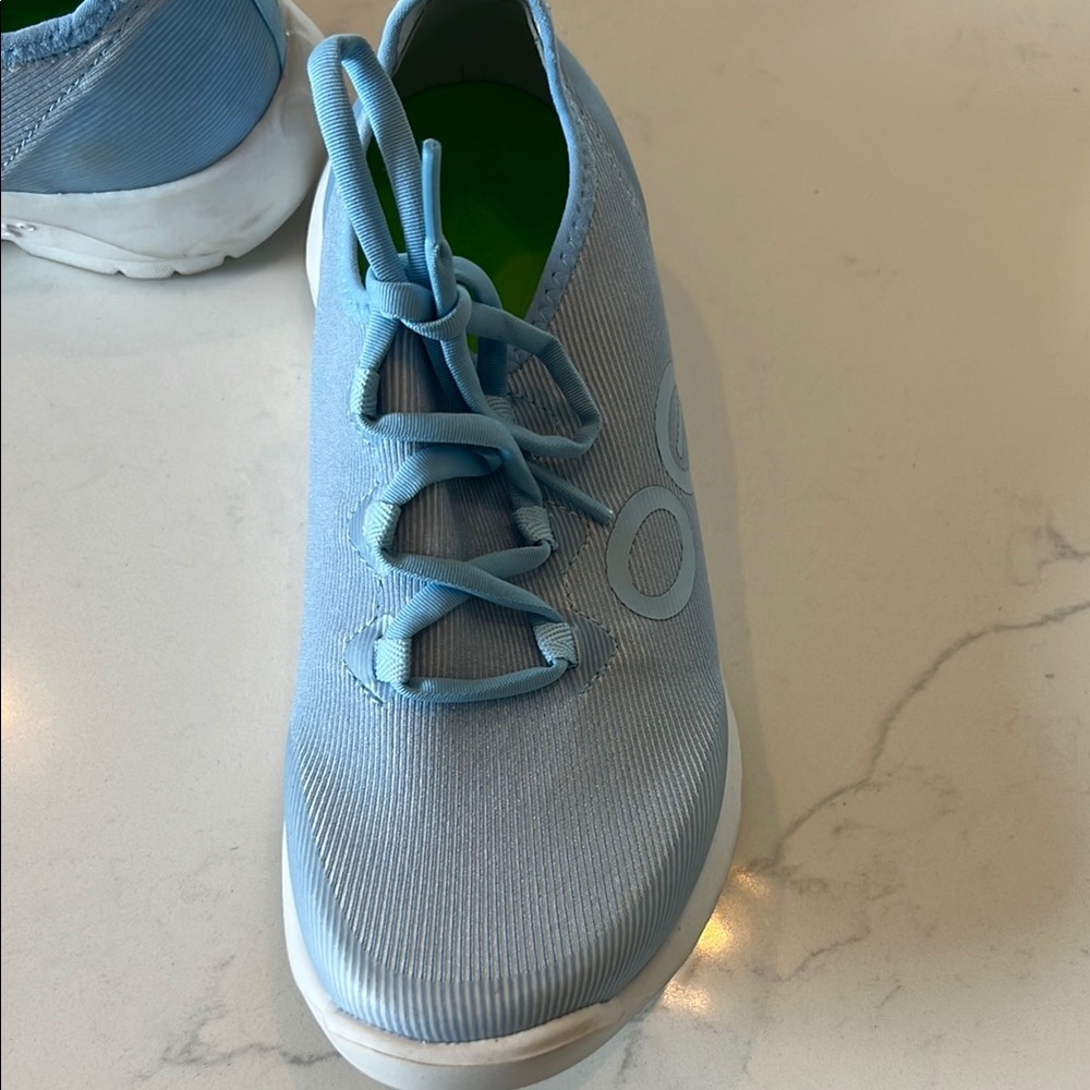 Oofos Women's Light Blue Stride Shoes sz 7.5 - Picture 5 of 11